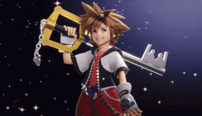 Sora Holding Key With Crown GIF