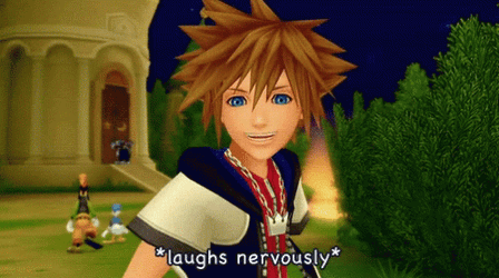 Sora Nervous Laugh GIF
