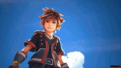 Sora Offering His Hand Kingdom Hearts GIF