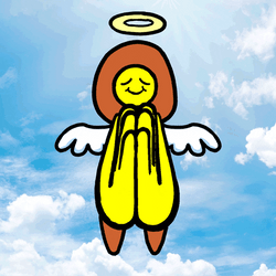 Sorrows Prayers Flying Angel GIF