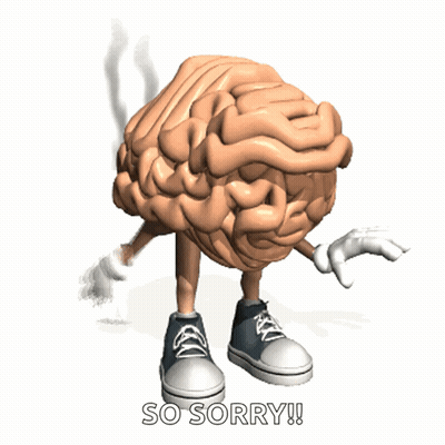 Sorry Cartoon Brain GIF