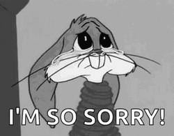 Sorry Crying Bugs Bunny