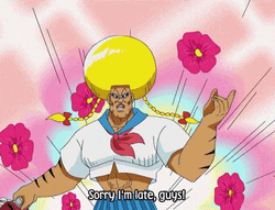 Sorry Im Late Bobobo-Bo Bo-Bobo GIF
