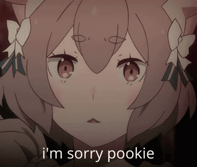Sorry Pookie Girl GIF