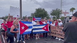 SOS Cuba Protests GIF