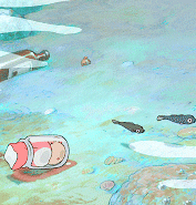 Sosuke Picking Up Ponyo GIF