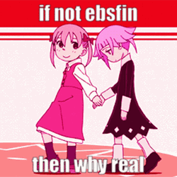 Soul Eater Crona And Maka Holding Hands GIF