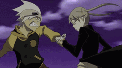 Soul Eater Evans And Maka Fighting