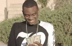 Soulja Boy Holding Cash GIF