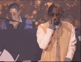 Soulja Boy Singing On Stage GIF