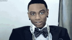 Soulja Boy Wearing Suit And Bow Tie GIF