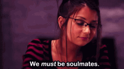 Soulmate Destiny Quote Girl With Glasses GIF