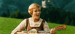 Sound Of Music Julie Andrews Singing  GIF