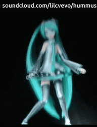 Soundcloud Lil Cevo Hummus Hatsune Miku Dance GIF