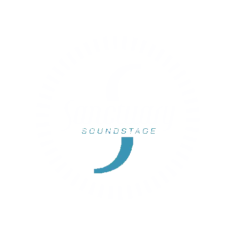 Soundstage Logo With Blue Arrow Sticker