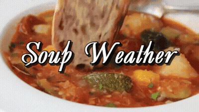 Soup Weather Text On Bowl GIF