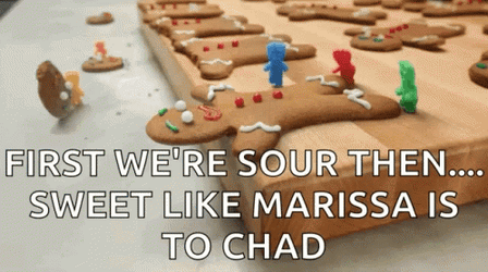 Sour Patch Kids Playing Ginger Bread Man  GIF