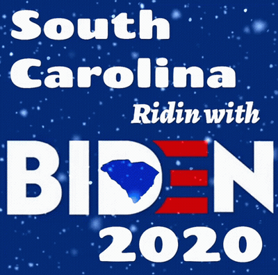 South Carolina Ridin With Biden 2020 Poster GIF