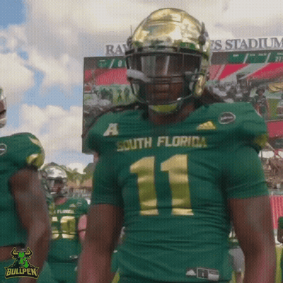 South Florida Football Player Number 11 Jersey GIF