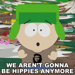 South Park Aren't Gonna Be Hippie Anymore  GIF