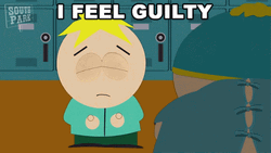 South Park Butter Stotch I Feel Guilty  GIF