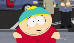 South Park Cartman Brain Exploding GIF