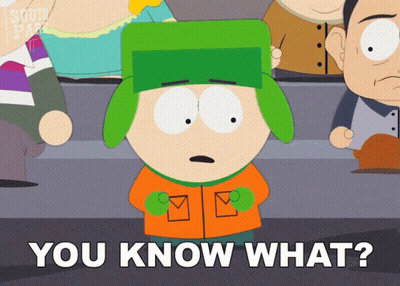 South Park Character Asking Know What GIF