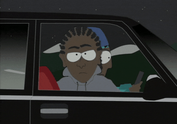 South Park Character Doing Gang Gang Hand Sign GIF