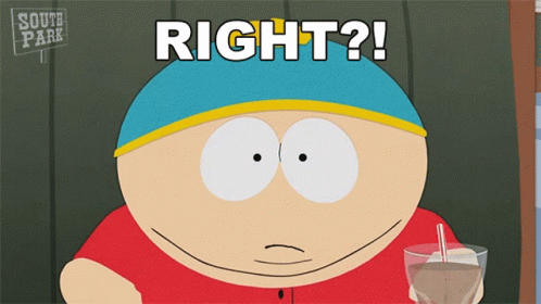 South Park Character Holding Milkshake