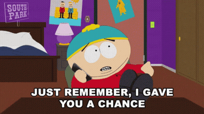South Park Character On Cell Phone GIF
