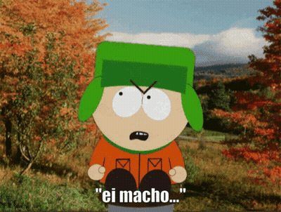 South Park Character Saying Ei Macho GIF