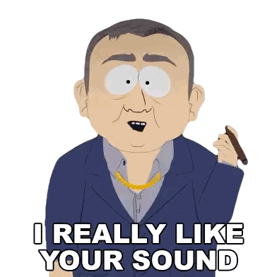 South Park Character Saying I Really Like Your Sound Sticker