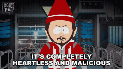 South Park Character Saying It's Completely Heartless And Malicious GIF