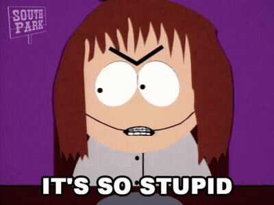 South Park Character Saying It's So Stupid GIF