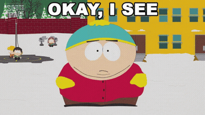 South Park Character Saying Okay I See GIF