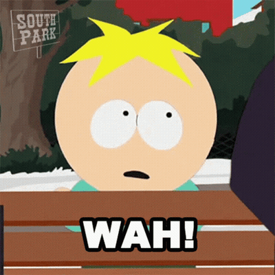 South Park Character Saying Wah GIF