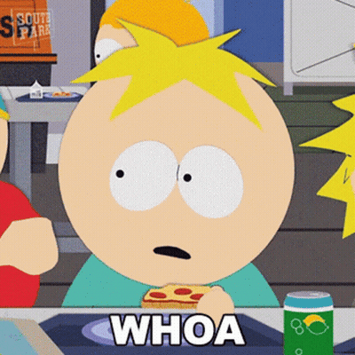 South Park Character Saying Whoa GIF