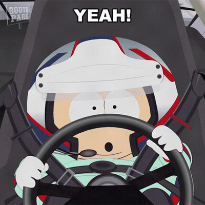 South Park Character Saying Yeah GIF