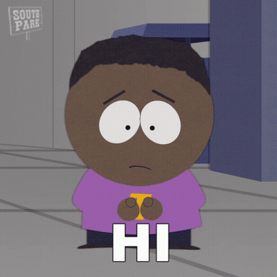 South Park Character Says Hi GIF