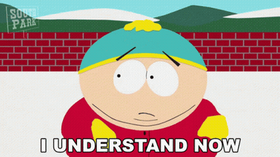 South Park Character Says I Understand Now GIF