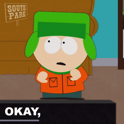 South Park Character Says Okay GIF