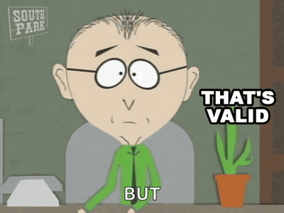 South Park Character Sitting At Desk GIF