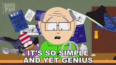 South Park Character Sitting At Desk GIF
