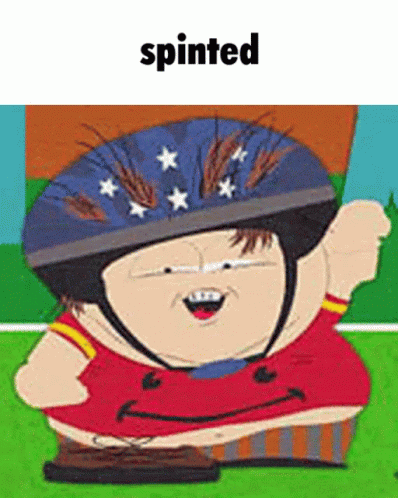 South Park Character Wearing Helmet Smiling GIF