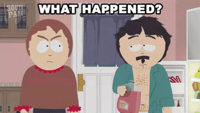 South Park Character With Gross On Face GIF