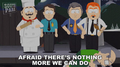 South Park Characters Afraid There's Nothing More We Can Do GIF