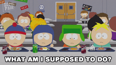 South Park Characters Eating GIF