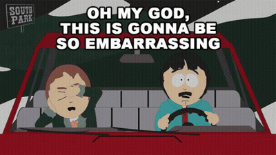 South Park Characters In Car Saying Oh My God GIF
