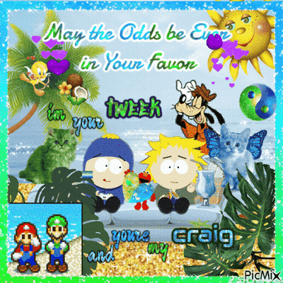 South Park Characters May The Odds Be Ever In Your Favor GIF