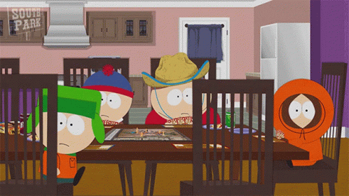 South Park Characters Playing A Game GIF